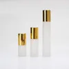 3 ml 5 ml 10 ml matrolonfles met roestvrijstalen rollerbal Roll-on fles Essentiële olie Geurcontainer Tube Vlain Golden C RNTL