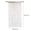 Gordijn Antistatische deurpartitie Tassel Hangscherm kralen gordijnen om de zonpolyester Elegant Home Decor 230815 te blokkeren