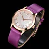 Reloj para mujer 215automatic mecánico reloj 33 mm impermeable elegante reloj de cuero relojes de pulsera Montre de luxe regalos