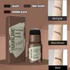 Quick Eyebrow Enhancers Painting Seal Waterproof Lasting Natural Shaping Kit Makeup Brow Stencils Powder with 24 Eyebrow Stamp Stencil Set E372