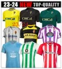 23 24 Cadiz Soccer Jerseys Real Zaragoza Negredo Camisetas de Futbol Lozano Alex Bodiger Juan Cala Camiseta 23 24 Men Kids Kit