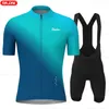 Rowerowe koszulki Sets Raudax Summer Men Set Set Oddychanie odzieży Rowerowe szorty Mtb Maillot Ropa Ciclismo Triathlon 230816