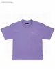 Designer Baby Kleidung Sommer Kinder T-Shirts Größe 100-160 cm Lila Kinder T-Shirt Solid und minimalistisches Design Runde Hals Tops Juni15