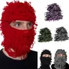 Beanieskull Caps Spooky gebreide beanie hoed Halloween rommelige spoelen Ghost Balaclava kostuum feestcosplay hoeden 230816