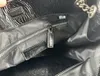 용량 토트 ICARE MAXI 쇼핑 가방 Loulou Bag Beach Bags 정품 가죽 여성 토트 디자이너 격자 핸드백 지갑 여행 크로스 바디 가방