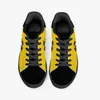 Customized shoes Men's fashionable casual shoes DIY women's shoes Cartoon icon with white background and yellow shoe body SZXX70080_45