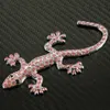 3D Solid Diamond Metal Gecko Naklejki samochodowe Zmodyfikowane karcie3270