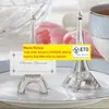 100PCS Evening in Paris Eiffel Tower Silver Place Card Holder Party Favors Photo Clip Wedding Table Setting Decorations LL