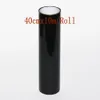 1 Roll Lot 40cmx10m темно -черный копченой фары тонильные оттенки фар оттенка на пленку от Tint Vinyl Lamp