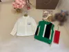 designer Kids Clothing Logo patch pocket Summer Baby Shirt Solid color Blouses Size 100-160 CM Fashion children shirt July14