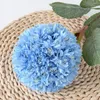 Decoratieve bloemen Mooie simulatie Hydrangea niet verdorde mooie mooie nepbloemstadium instelling Multi-layer bloemblaadjes