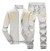 Mens Tracksuits Pants Jogging Suit Autumn Winter Outfits Sportswear Running Sweatsuit Loose Fit Clothes