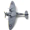 Самолет MODLE 1/72 Шкала Британский самолет Diecast Metal Prony Model Модель детские игрушки Spitfire истребитель сплав Diecast Model 230816