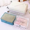 Storage Bags Travel Suitcase Organizer Document Makeup Luggage Clothes Packing Cubes For