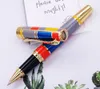 Kugelschreiber -Pens Hero 767 Metall -Rollerball -Stift mit Nachfüllung schöner farbiger Tintenstift mittel 0,7 mm Goldener Clip für Business Office 230815