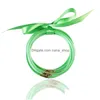 Bangle Factory Wholesale Bowknot Glitter Glitter Chell Round Bracelet MTILAYER SIL