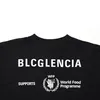 BLCG LENCIA UNISEX Yaz T-Shirts Kadınlar Büyük Boy Ağır Siklet% 100 Pamuk Kumaş Üçlü Dikiş İşçiliği Plus Boyut Tees SM130242