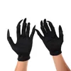 Halloween Toys Creative Costume Party Decorations Stage Props Accessories for Performance och Black Gold Glitter Nail Gloves 230816