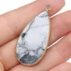 Hanger kettingen natuurlijke edelsteen stoen drop -vorm amethists quartz charmes voor doe -het -zelf ketting oorrang sieraden maken bevindingen cadeau maat 20x45mm