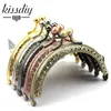 Bag delar Tillbehör KissDiy 10 PCSlot 8.5cm 5 Färg Mix Metal Purse Frame Kiss Clasp Handtag för väska Sy Craft Skräddarsydd avloppsväska Tillbehör 230816