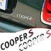 For MINI COOPER S Rear Trunk Letters Font Logo Badge Sticker Auto Tailgate COOPERS Nameplate Decorative Decals Accessories202B