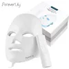 Массажер для лица Foreverlily Gift Box 7 Colors Светодиодные маска пон терапия, осветляя кожу кожи лица Инструменты ухода за прыщами Анти-морщины 230815