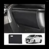 Interior Accessories Car Carbon Fiber Leather Storage Glove Box Protector Pad Anti-Kick Anti-Dirty Mat Cover For Alphard 15-19