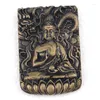 Pendant Necklaces 37x53mm Bronze Metal Vintage Style Buddhism For Woman Gift Jewelry Making Wholesale !