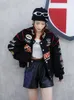 Jackets femininas Baseball Uniform Coat Womens Short Cotton Trendy Ins Design Spring e Autumn Style coreano 230815