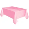 Tala de mesa de mesa Tolera de mesa descartável Crianças de coloração Sólida Feliz aniversário Festa de Natal Anti-ole Limpar suprimentos de limpeza doméstica de limpeza