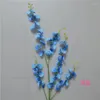 Decorative Flowers 1 Bundle 40 Heads Plastic Butterfly Orchid Vases Home Decor Wedding Christmas Gifts Box Artificial Flower