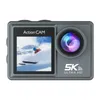 耐候性カメラリモートコントロール電子画像安定化カメラアクションセット5K 30FPS屋外ダイビングスポーツ230816用WiFi