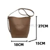 Drawstring 2023 Khaki Women's Composite Pu Leather Retro Bucket Handbag Service Shopping Horizontal Body caitlin_fashion_bags