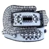 Ceintures Designer BB Belt Simon pour hommes femmes ceinture de diamant brillant noir sur noir bleu blanc multicolore avec strass Bling comme cadeau 0545