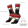 Herrstrumpor Mondrian -stil återuppfunnen -de stijl Mondrian unisex vinter hip hop happy street stil galen socka