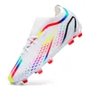 Mens Womens Soccer Shoes TF AG Blue Pink Youth Football Boots Low Top Professional Sports Trainers