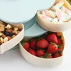 Aufbewahrungsboxen Bins 12 Layers Kreative Blütenblütenblätter -Fruchtplatte Rotatable Food Candy Storage Box Nuts Snack Tablett Snack Storage Organizer Box 230815