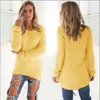 Frauenpullover superweiche und komfortable Selbstkultivierung Solid Color Pullover Pullover Mode sexy Top Damen Hipster Kleidung