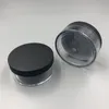 50G 50ml Plastic Empty Powder Puff Case Face Powder Blusher Makeup Cosmetic Jars Containers With Sifter Lids Hhxta