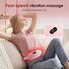 Other Massage Items Lady Menstrual Heating Pad Warm Belt Relieve Menstrual Pain Compress Massager Uterus Cold Dysmenorrhea Relieving Belt 230815