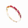 Mode Bvlgr bijoux marque designer accessoires pour femmes 18K incrusté d'os de serpent au trésor rouge 14K bague de serpent en or à une rangée de diamant bague de serpent sens du design féminin