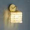 Wall Lamps Modern Shell LED Lamp S Indoor Decor E27 Light For Bedside Sconce Lighting Foyer Aisle Coffee Lustre Luminaire