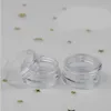 1ml minサンプル化粧品の小さな瓶1g lids uwnqn付きプラスチックジャー