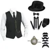 Men's Tracksuits The Great Gatsby Vintage Party Costume Men's Cosplay Daily Wear Festival Cravat