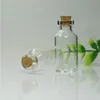 5ml Small Mini Glass bottles Jars Clear Vial with Cork Stoppers 40x18mm(HeightxDia) Message Weddings Wish Jewelry Party Favors Mwaff