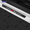 Carbon Fiber Car Door Sills Sticker For Audi Sline Quattro A1 A3 A4 A5 A6 A7 A8 TT Q3 Q5 Q7 Q8 B8 TT S1 S3 S4 S5 S6 S7 S8 TTS232L