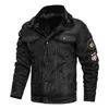 Men's Down Parkas Men's Leather Faux Leather Men's retro suede street clothing thick leather bomber jacket men's brand bicycle jacket new winter men's fur jacket Z230816