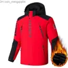 Herrenjacken Herren Winterjacke mit Kapuze Wolle warmer Parka Herren Black Plush Mantel Großer Mantel 9xl Windprob Herbst Anorak Z230816