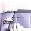 Packing Bags Wholesale Lavender Purple Bubble Mailer 50Pcs Poly Padded Mailing Envelopes For Packaging Self Seal Bag Pad Drop Delive Dhnqn