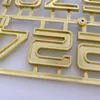 時計アクセサリーDIY 3Dウォールクロックキットアラビア数字別々にデジタル4.5cmクォーツ交換用